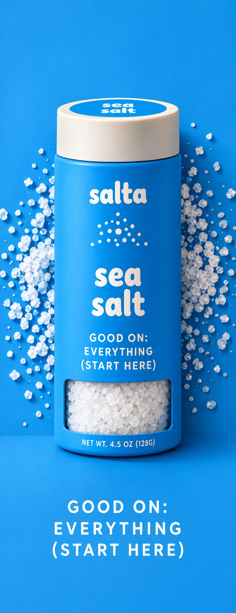 Salta sea salt — good on everything, start here